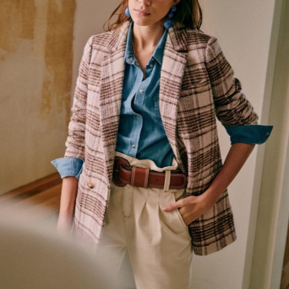 Sezane wool jacket/ blazer
